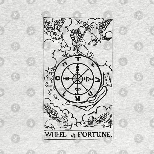 Tarot Card - Wheel Of Fortune by isstgeschichte